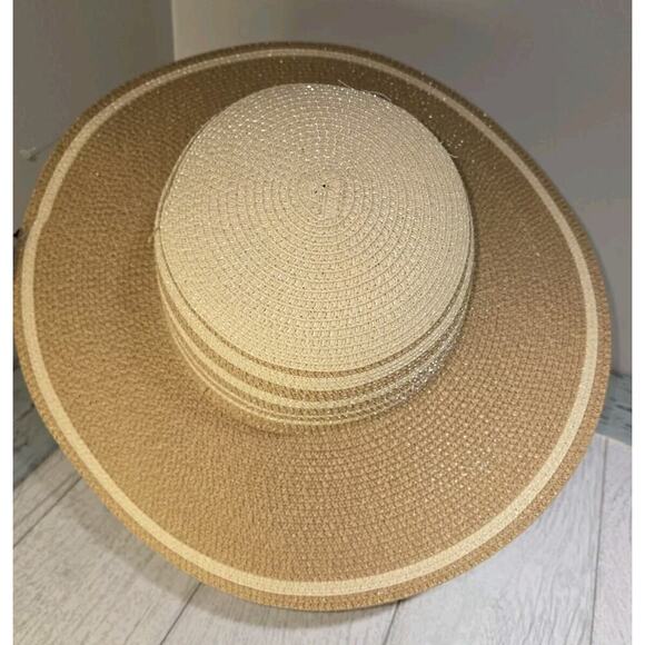 Adrienne Vittadini Hat Beach Wide Brim MSRP $80 NWT AV336 BEACH. RESORT COTTAGE - Picture 4 of 11